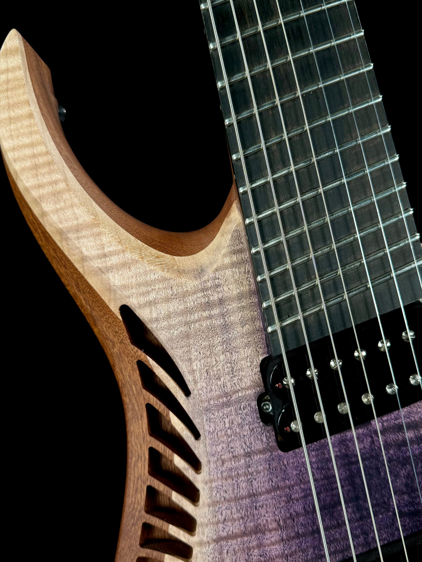 OD Guitars Venus 7 | Matte Purple Mid Burst