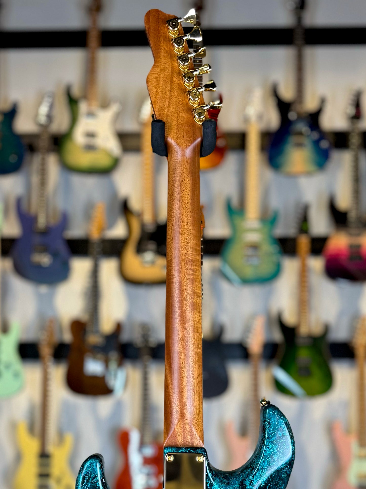James Tyler Guitars Studio Elite HD | Turquoise Schmear with Black Tint
