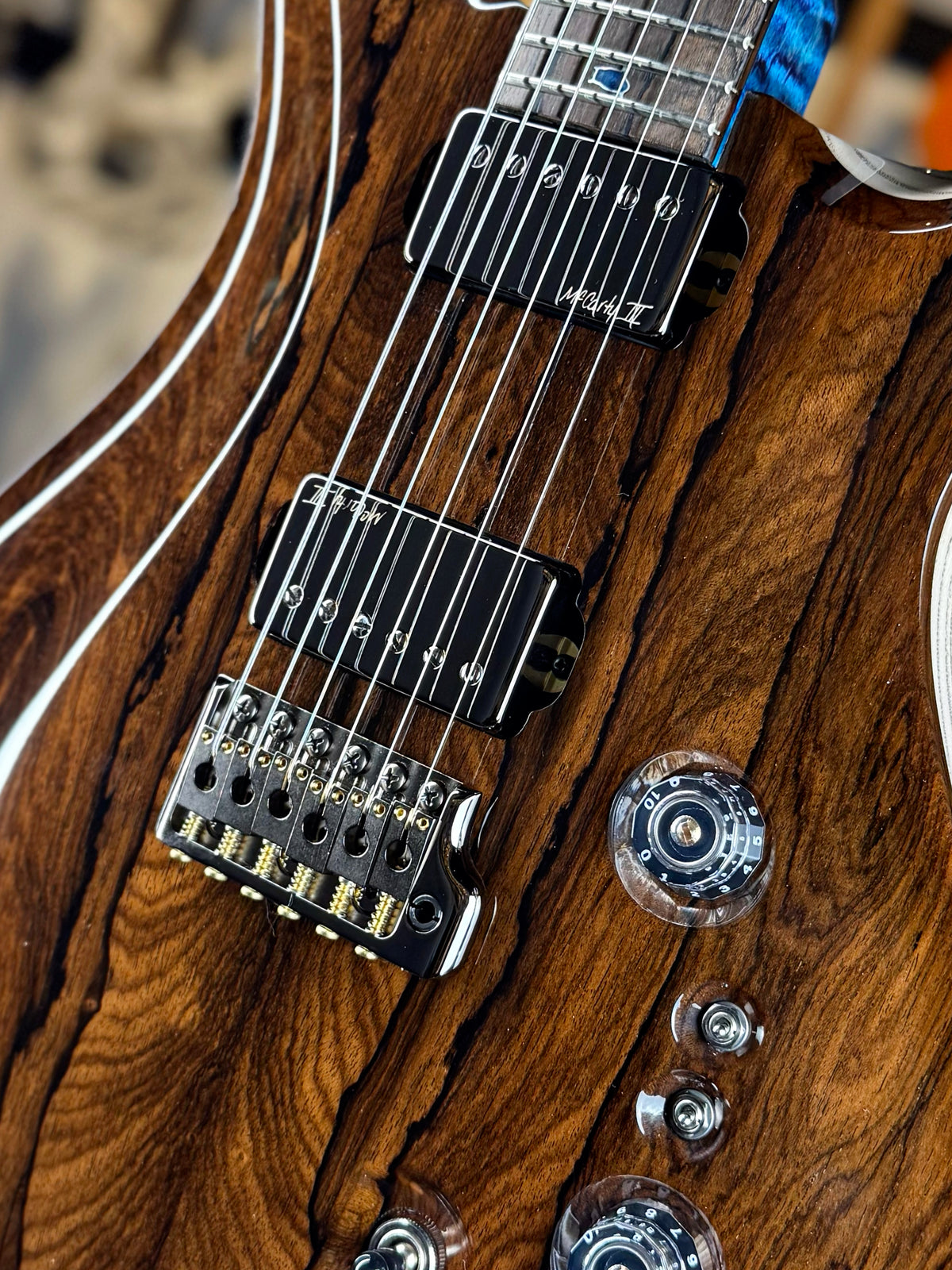 PRS Private Stock Custom 24 | Ziricote/Aqua Violet
