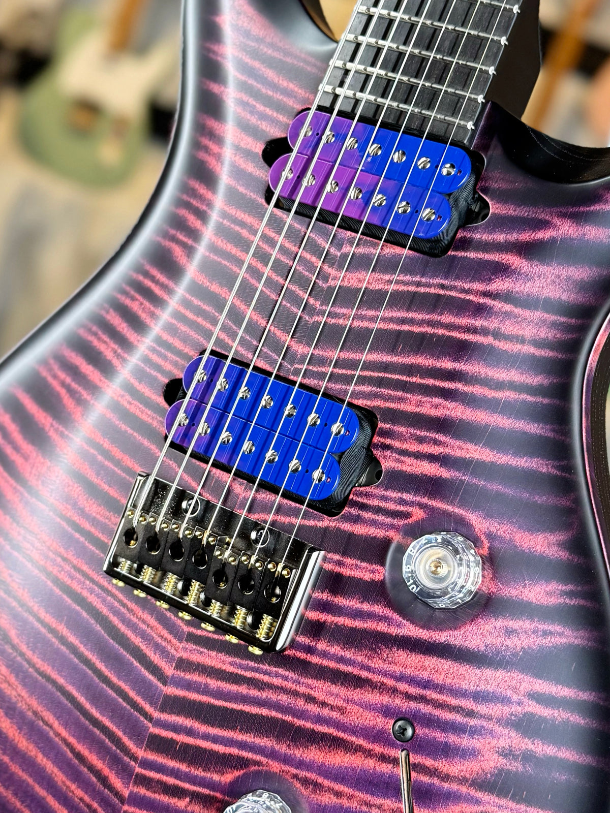 PRS Private Stock Custom 24 7 String | Ultraviolet Smokeburst