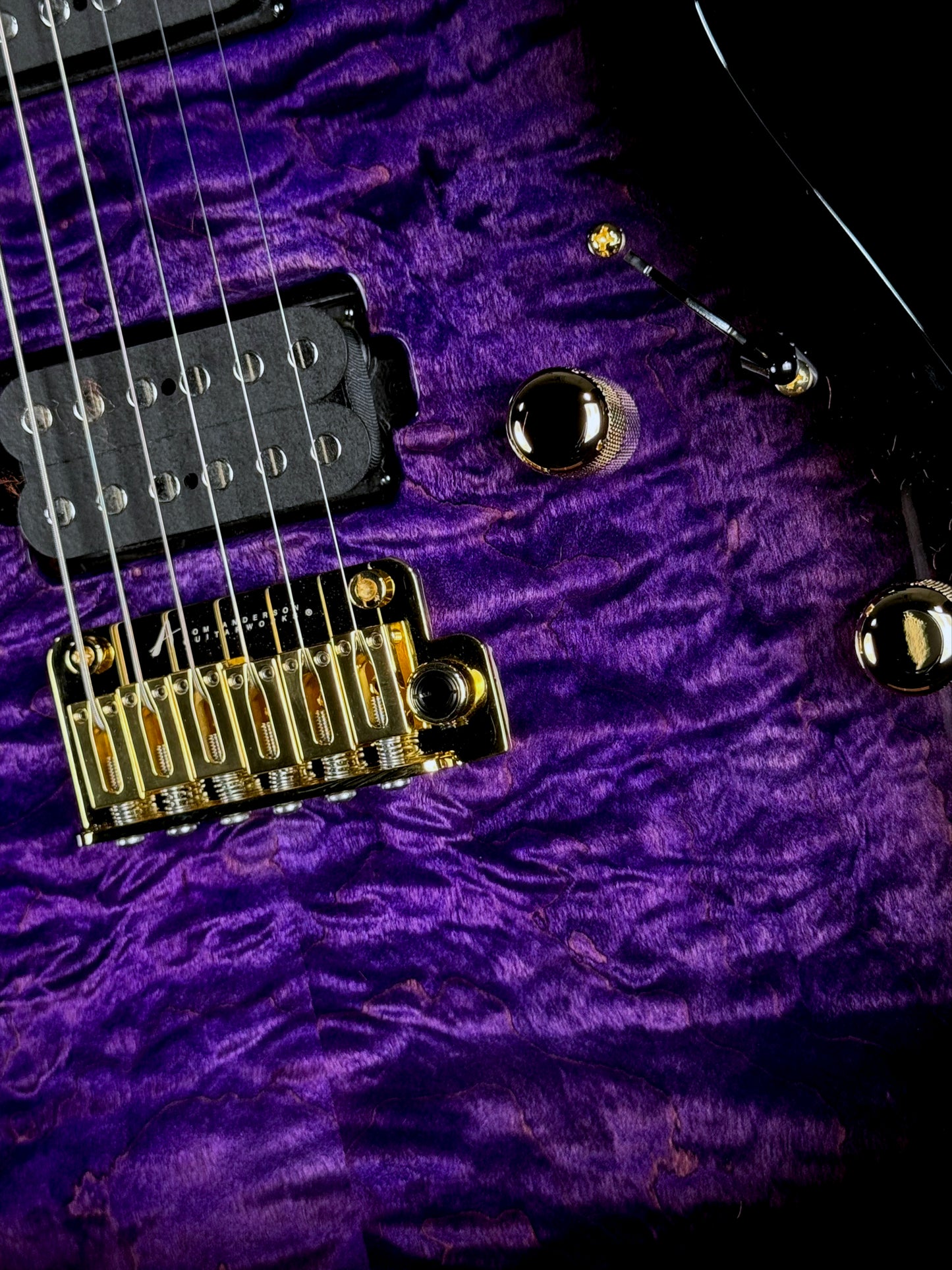 Tom Anderson Arc Angel | Transparent Purple to Black Burst