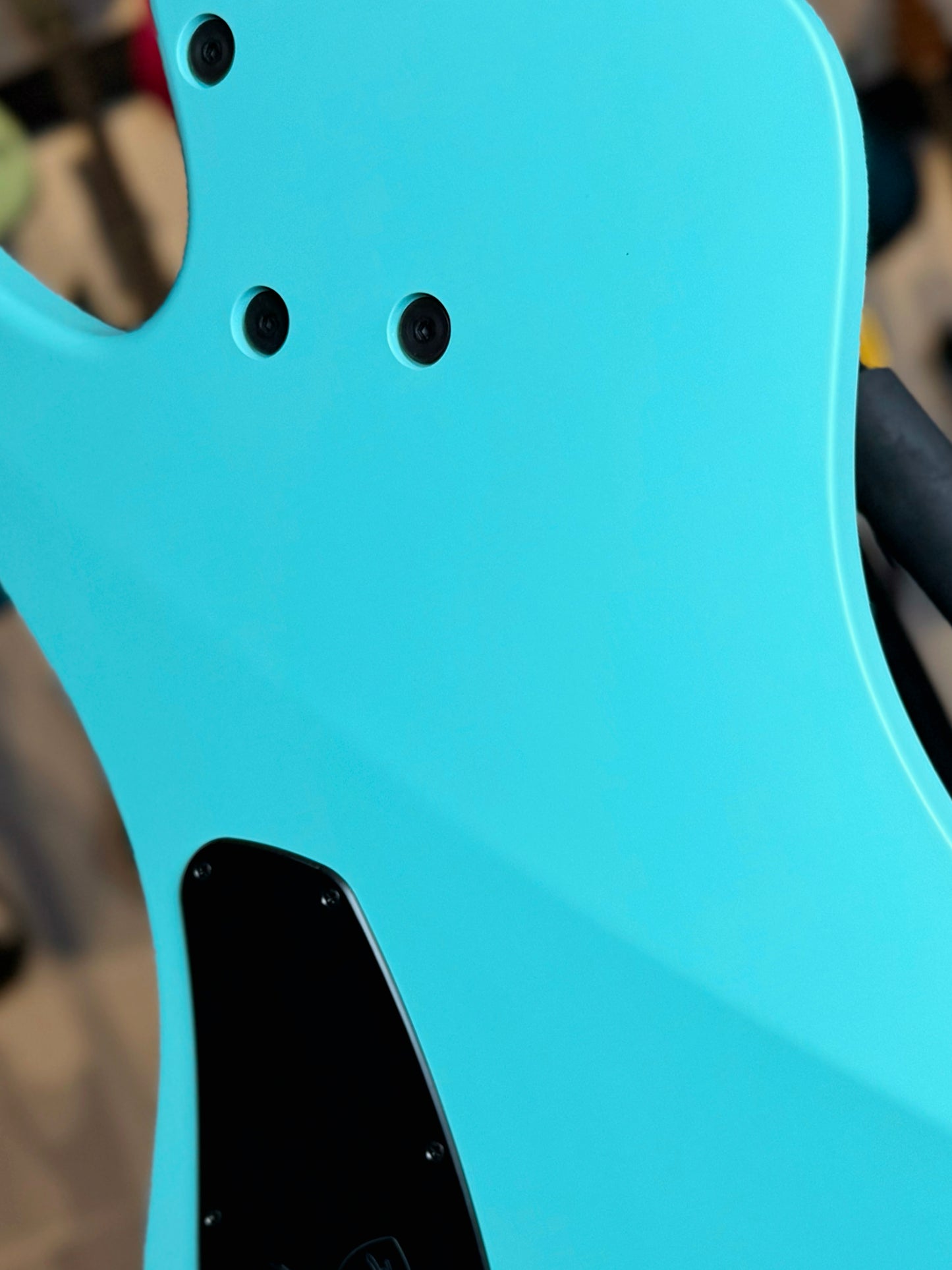 Dingwall Guitars D-Roc Custom 5 String | Pastel Blue/Pink to Orange Fade