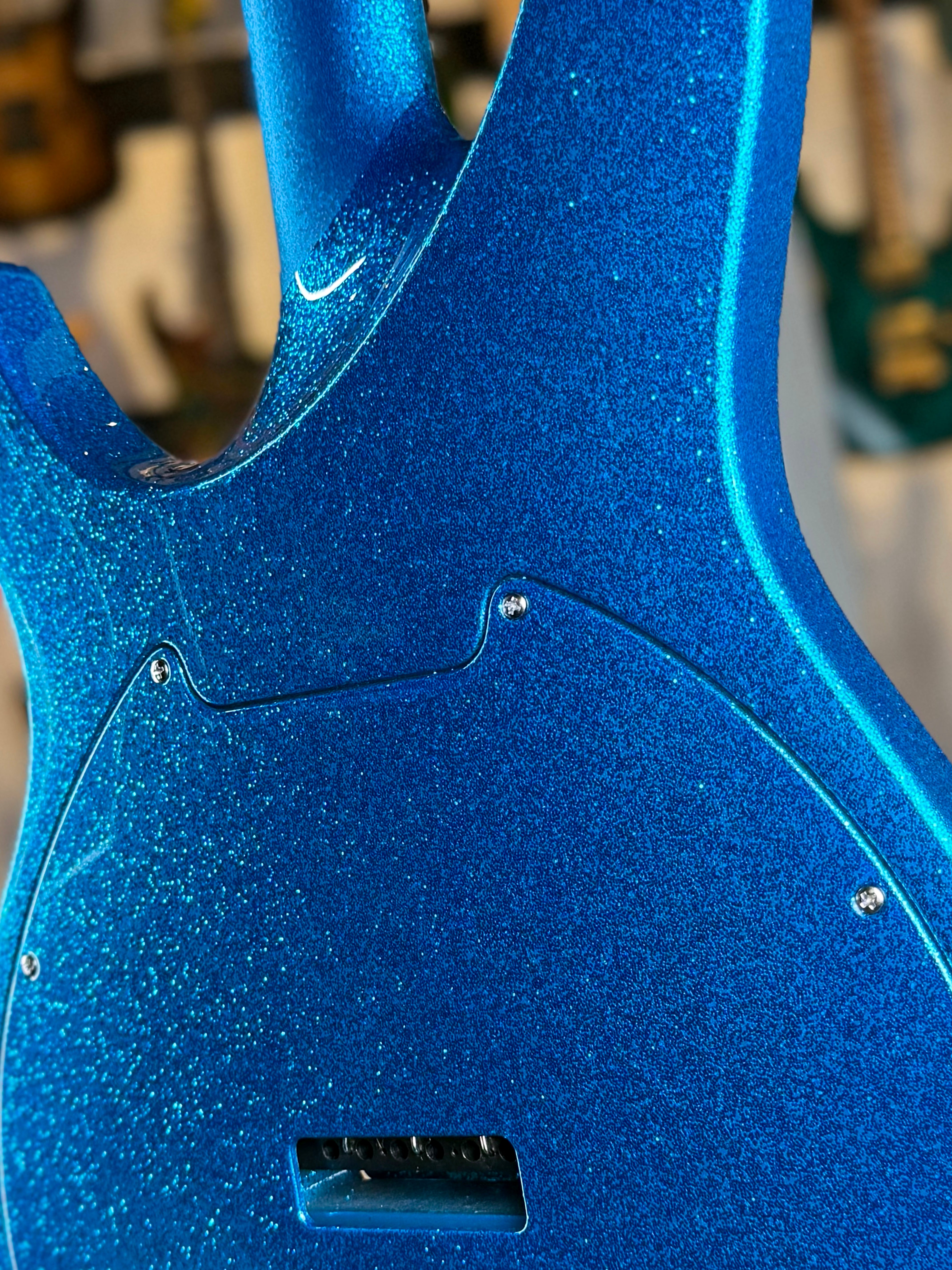 Aristides 060 | Deep Sky Blue Sparkle – The Vibrato Bar