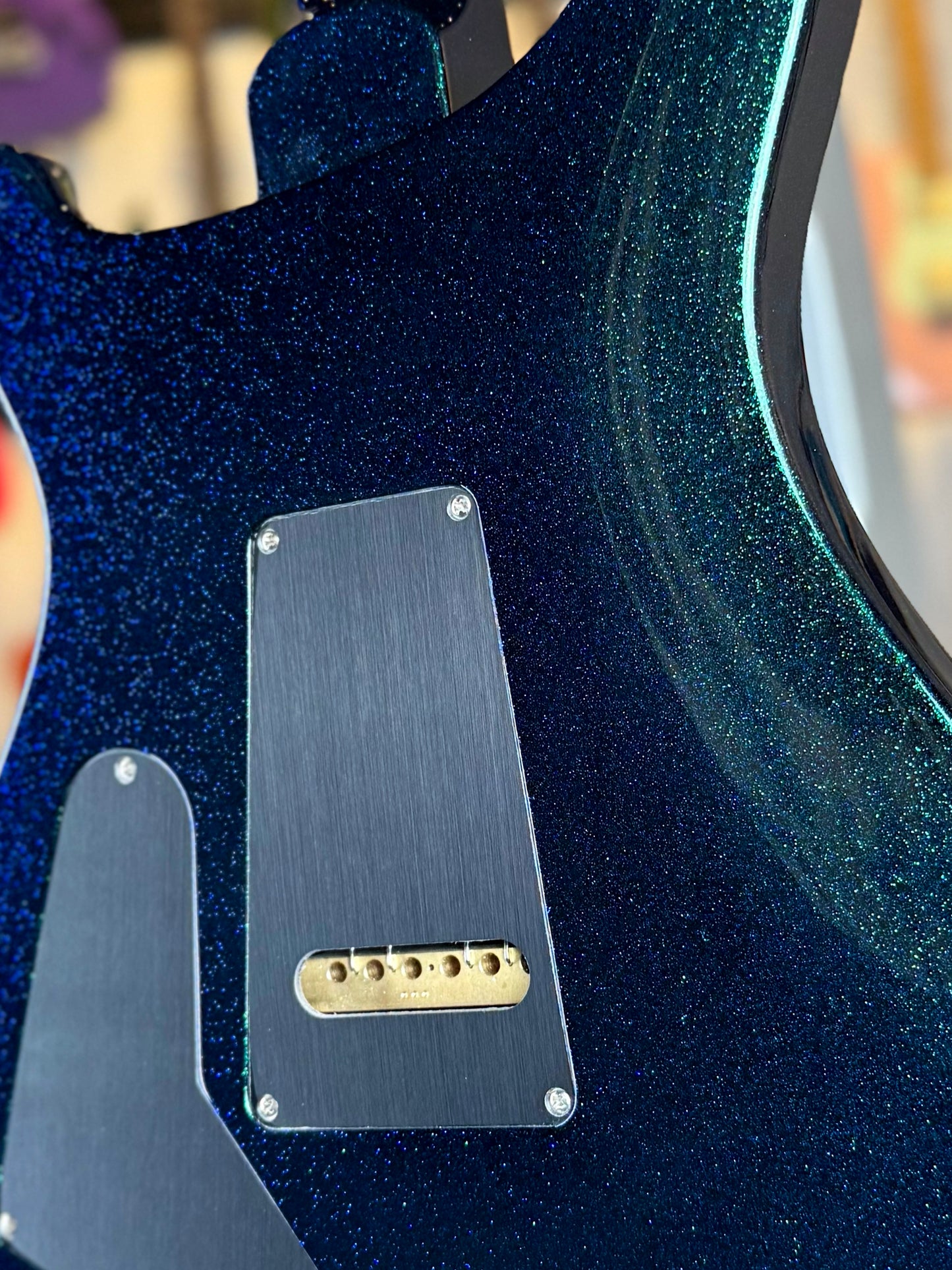PRS Custom 24-08 Sprayer's Choice | Green to Blue Colorshift Sparkle