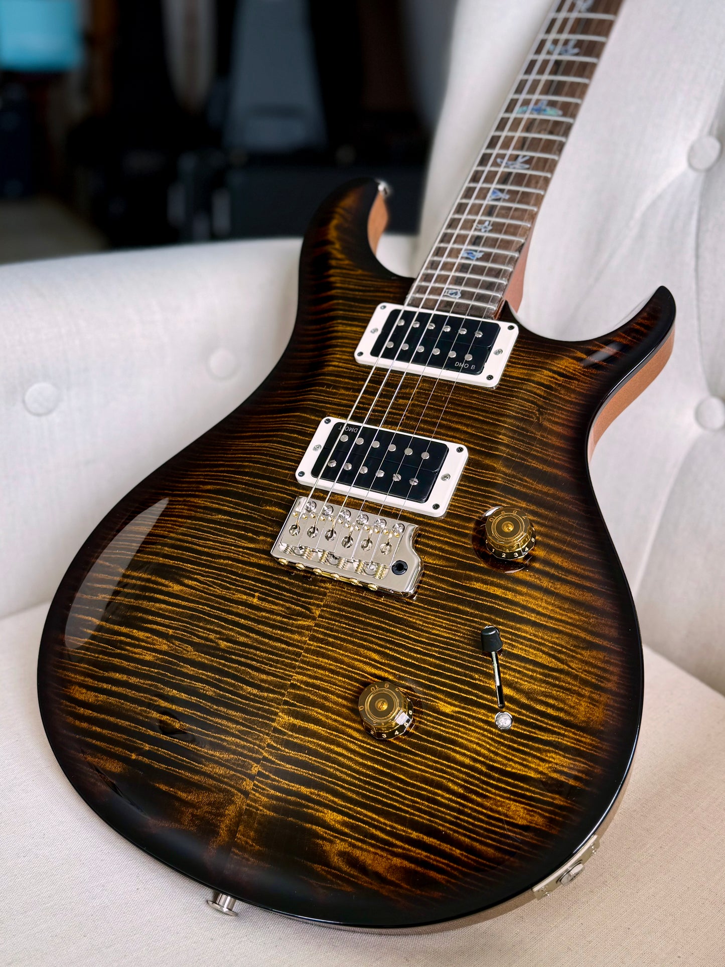 PRS Custom 24 40th Anniversary Limited Edition | Tiger Eye Micro Wraparound Burst