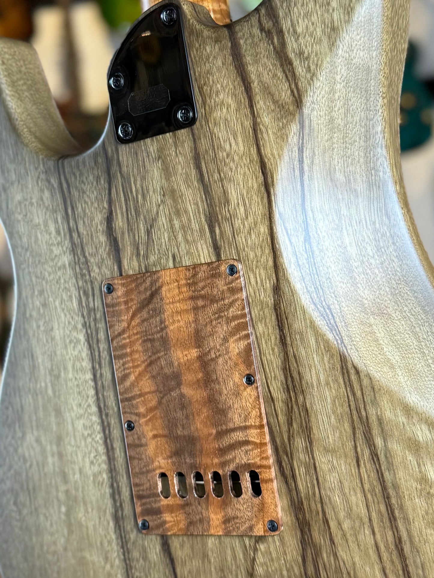 LSL Instruments Saticoy 24 DX HH  | Spalted Maple Charcoal Burst Satin
