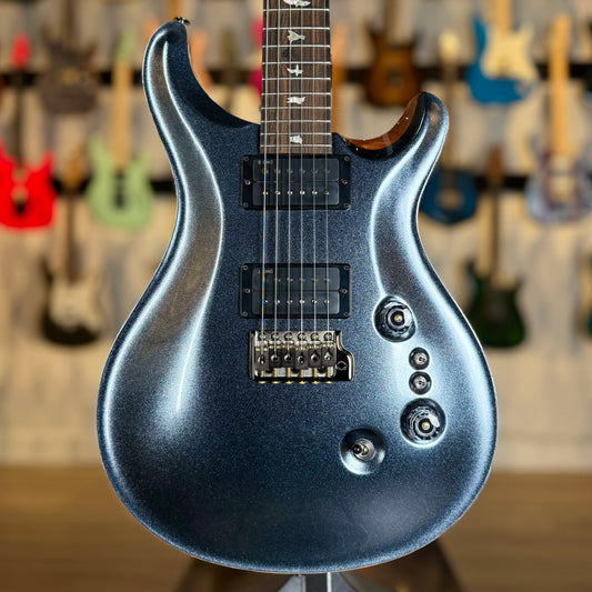 PRS Custom 24-08 Wood Library Sprayer's Choice | Gunmetal Grey Sparkle/Natural Back