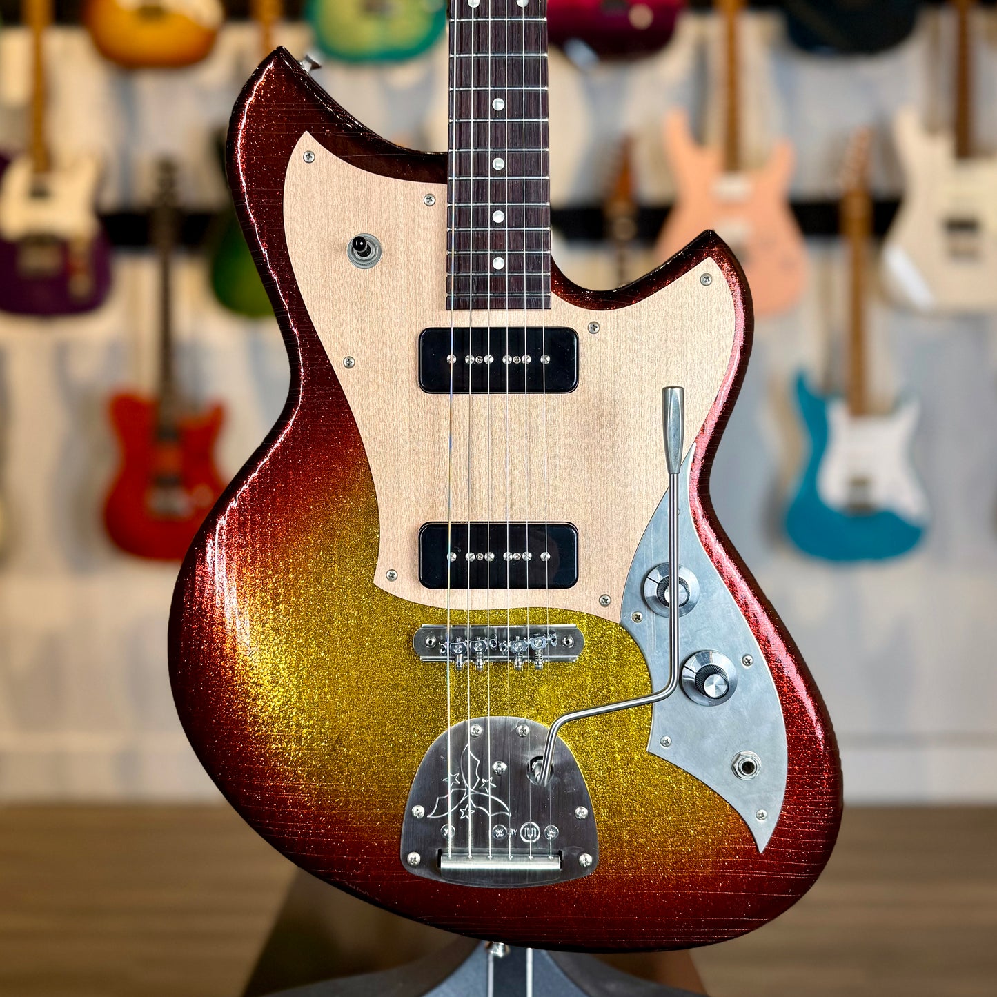 Novo Guitars Serus J Custom | Sienna Burst Sparkle