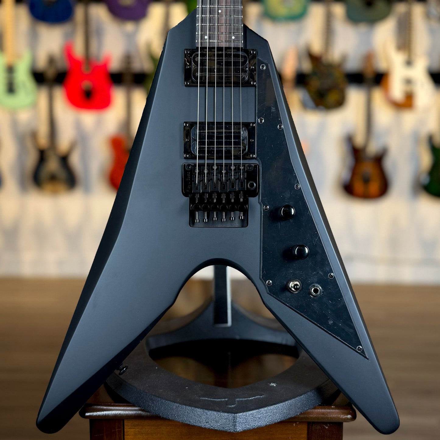 Dunable Asteroid DE | Matte Black Floyd Rose