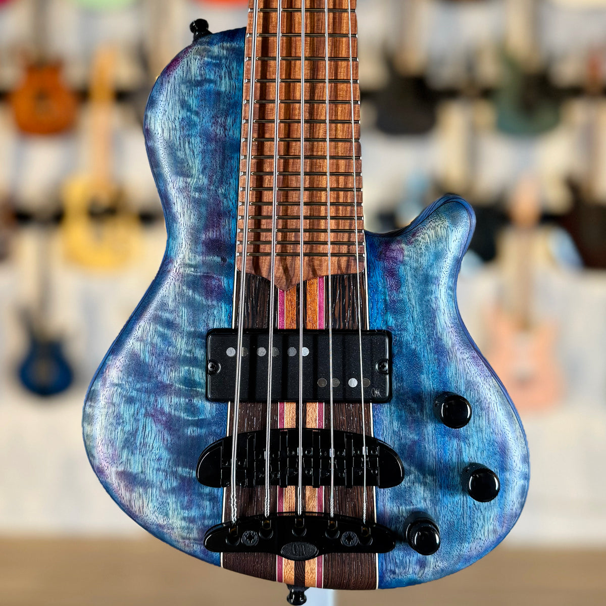 Mayones Cali 5 | Oil Spill Blue Custom Color