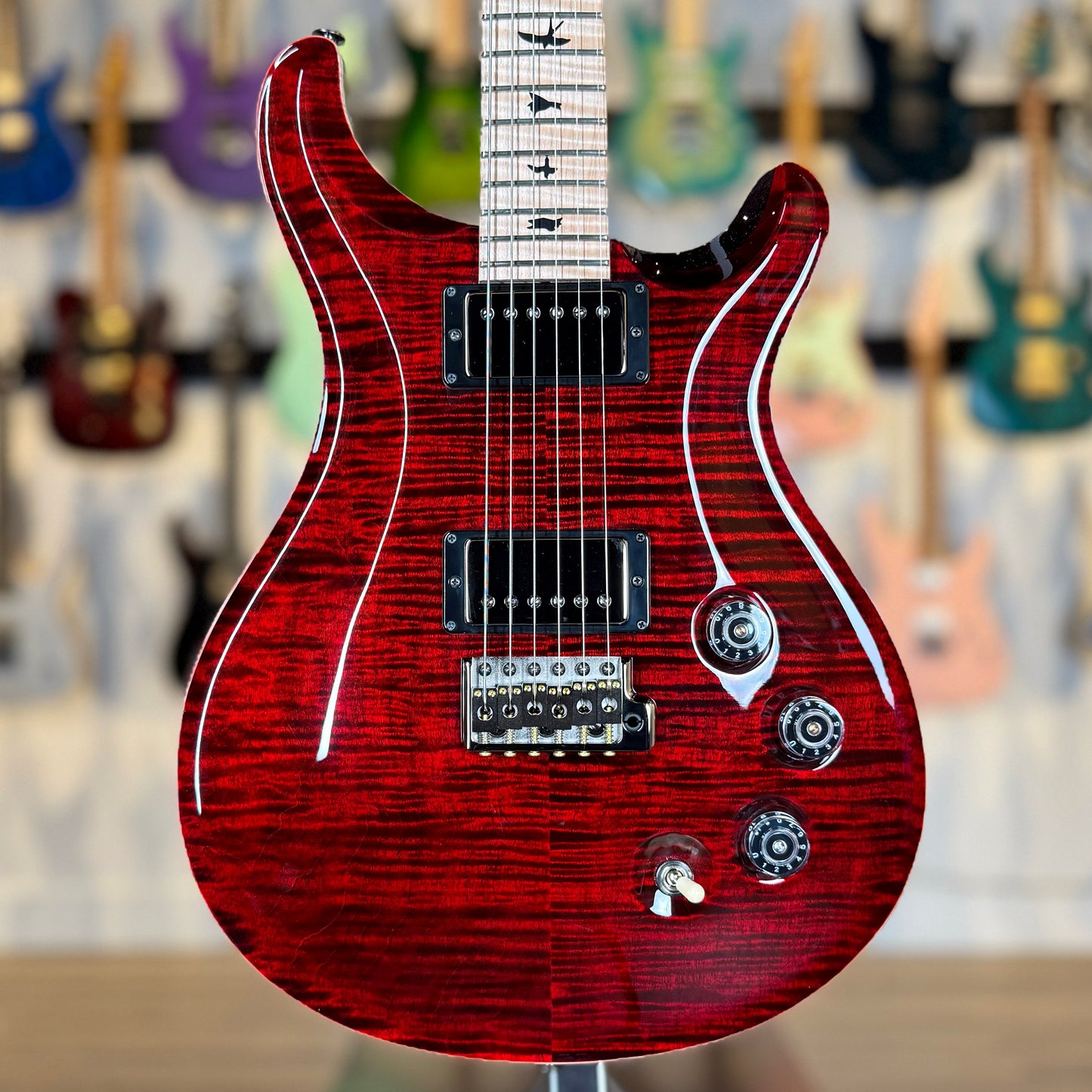 PRS DGT "Birds" Wood Library Sprayer's Choice | Fire Red/Red Sparkle