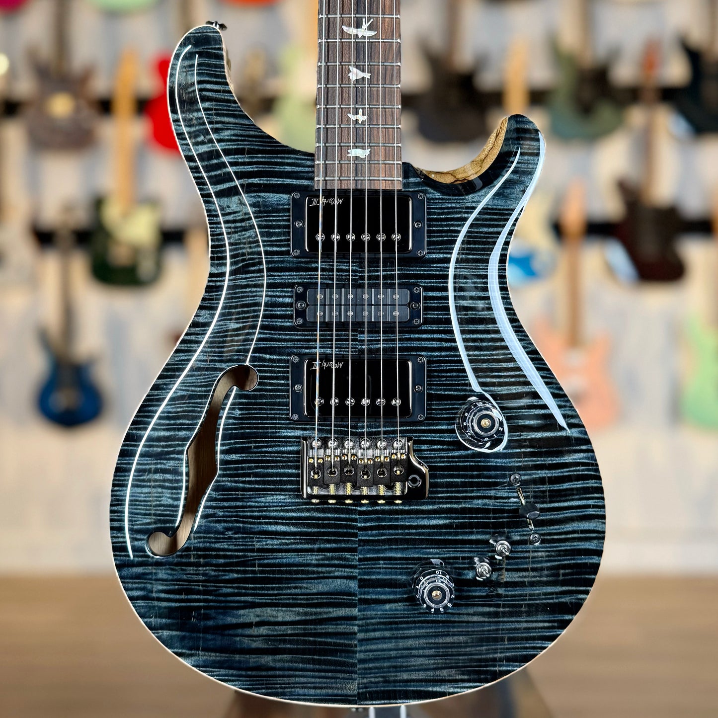 PRS Special Semi-Hollow Wood Library "Artist Top" | Slate Blue