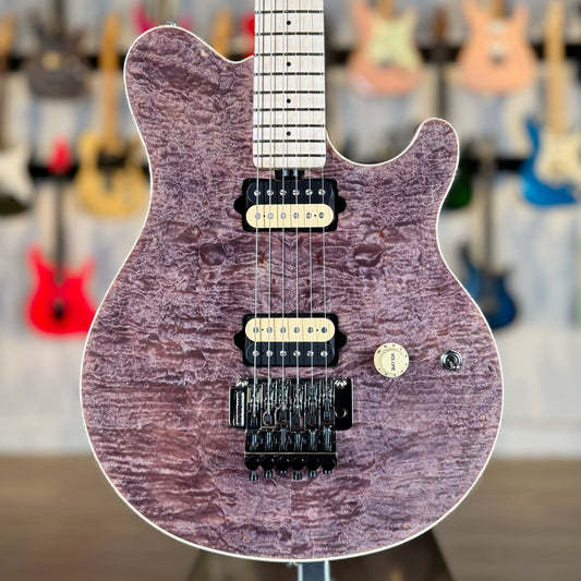 Ernie Ball Music Man 30th Anniversary Axis Limited Edition | Translucent Black Quilt (#31 of 100)
