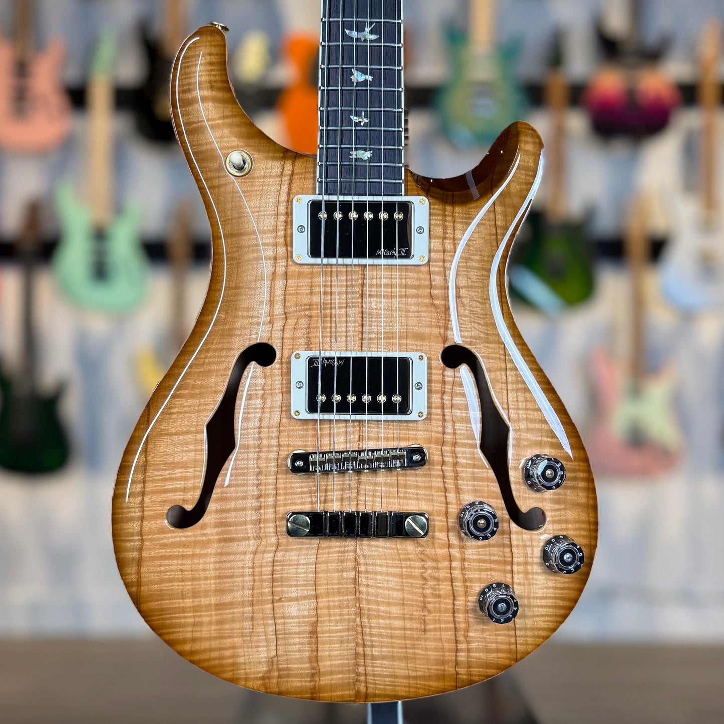 PRS McCarty 594 Hollowbody II "10 Top" Sprayer's Choice | Natural Burst