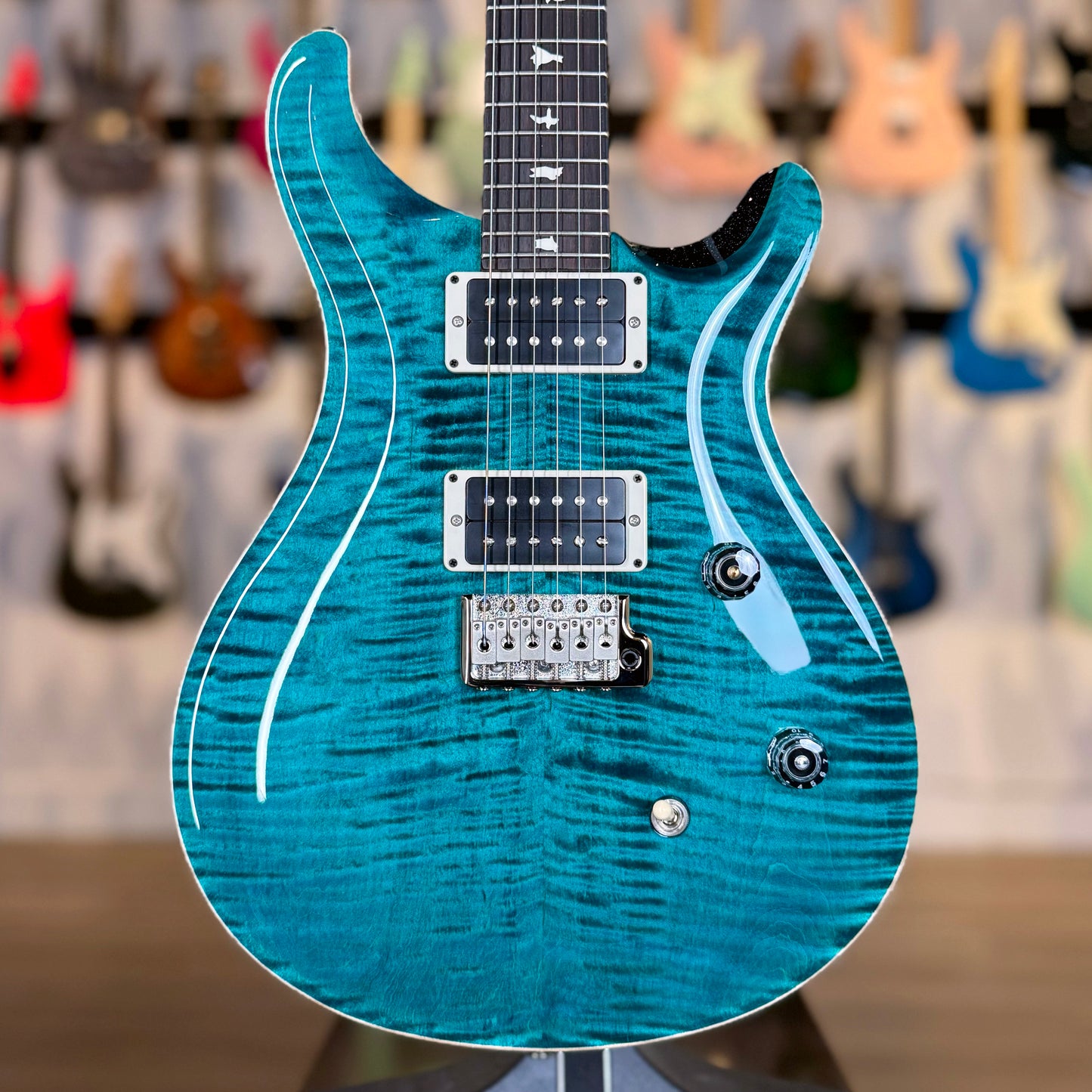 PRS CE 24 Sprayer's Choice | Faded Abalone with Blue/Green Colorshift Sparkle Back (Hand Selected Top)
