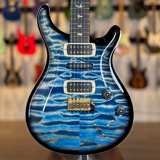PRS Modern Eagle V "10 Top" Wood Library | Faded Blue Burst
