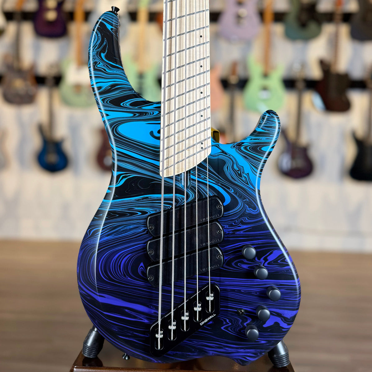 Dingwall Guitars Adam "Nolly" Getgood NG Signature 5 String Limited Edition | Purple-to-Blue Fade Swirl (1 of 100)