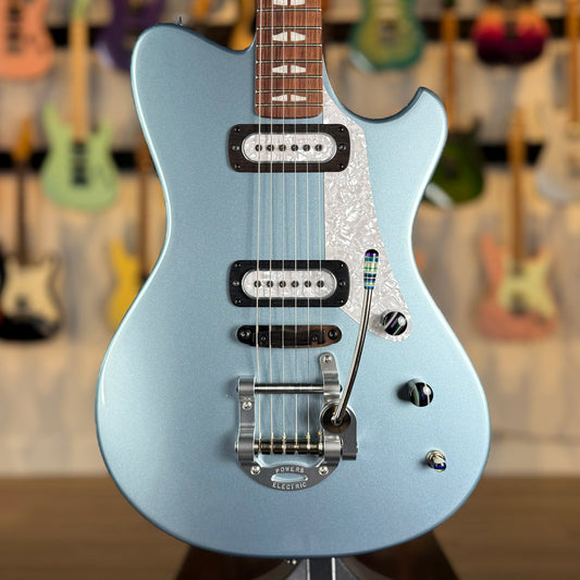 Powers Electric A-Type | Silver Blue Metallic