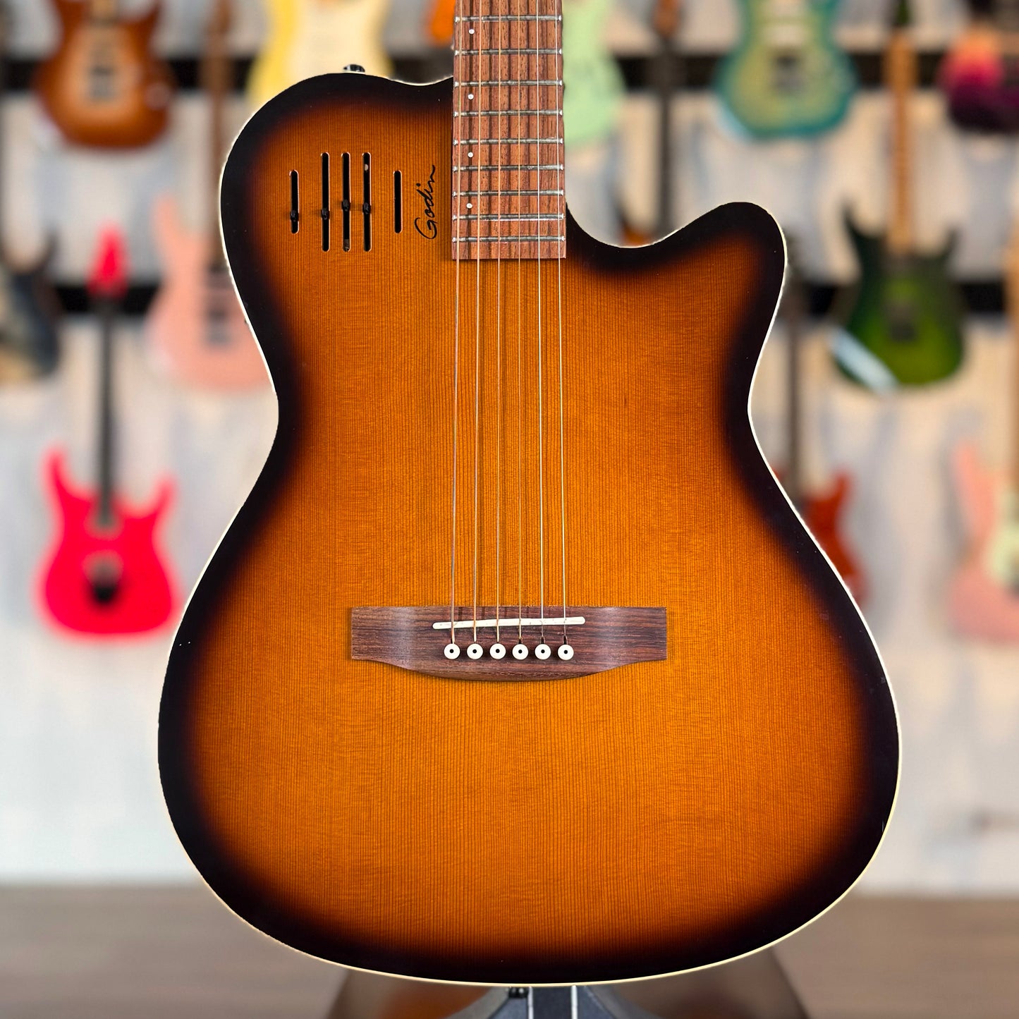 Godin A6 Acoustic/Electric | Cognac Burst