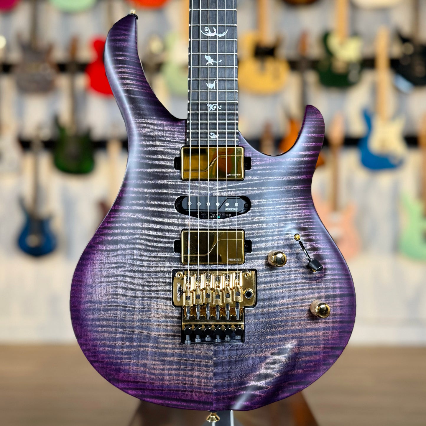 PRS USA Chleo Limited Edition Herman Li Signature | Charcoal Purple Burst (1 of 200)