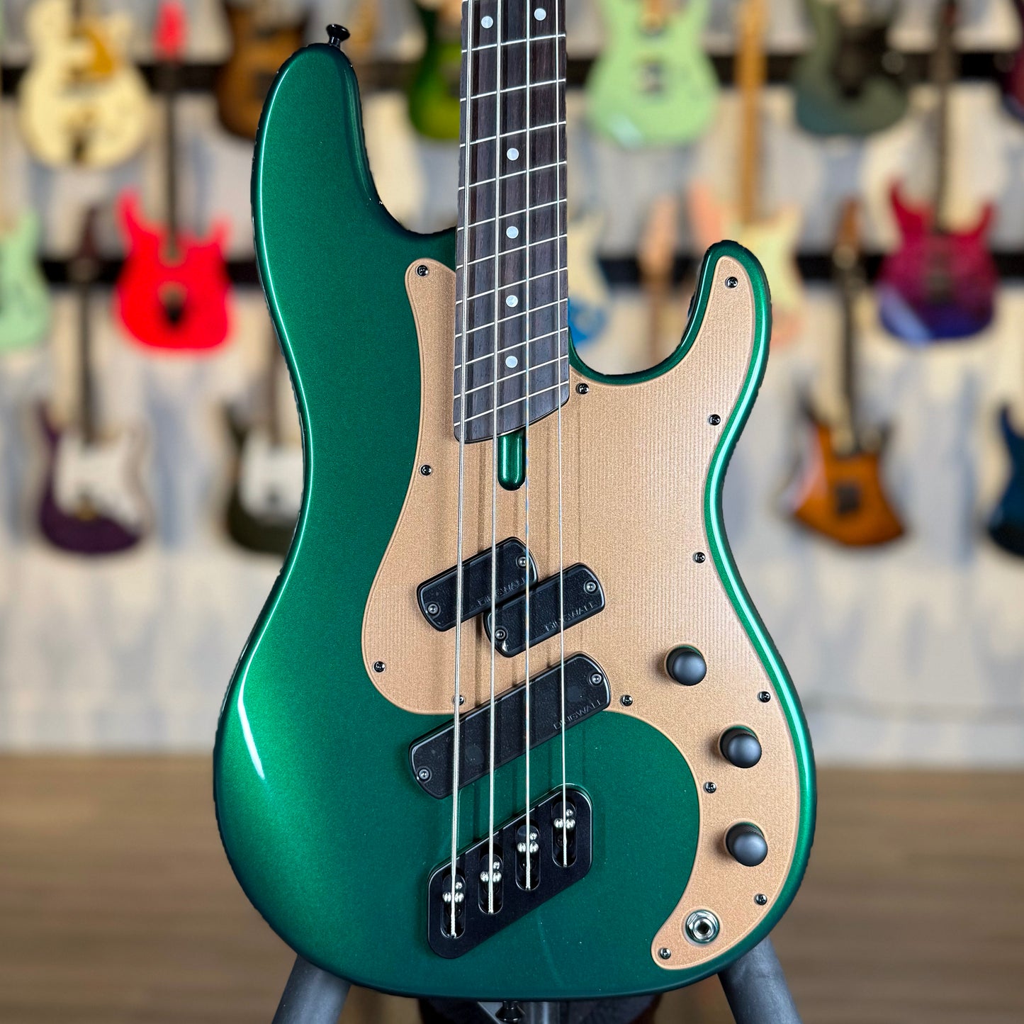 Dingwall Guitars SP1 4 String | Gloss Dark Candy Green