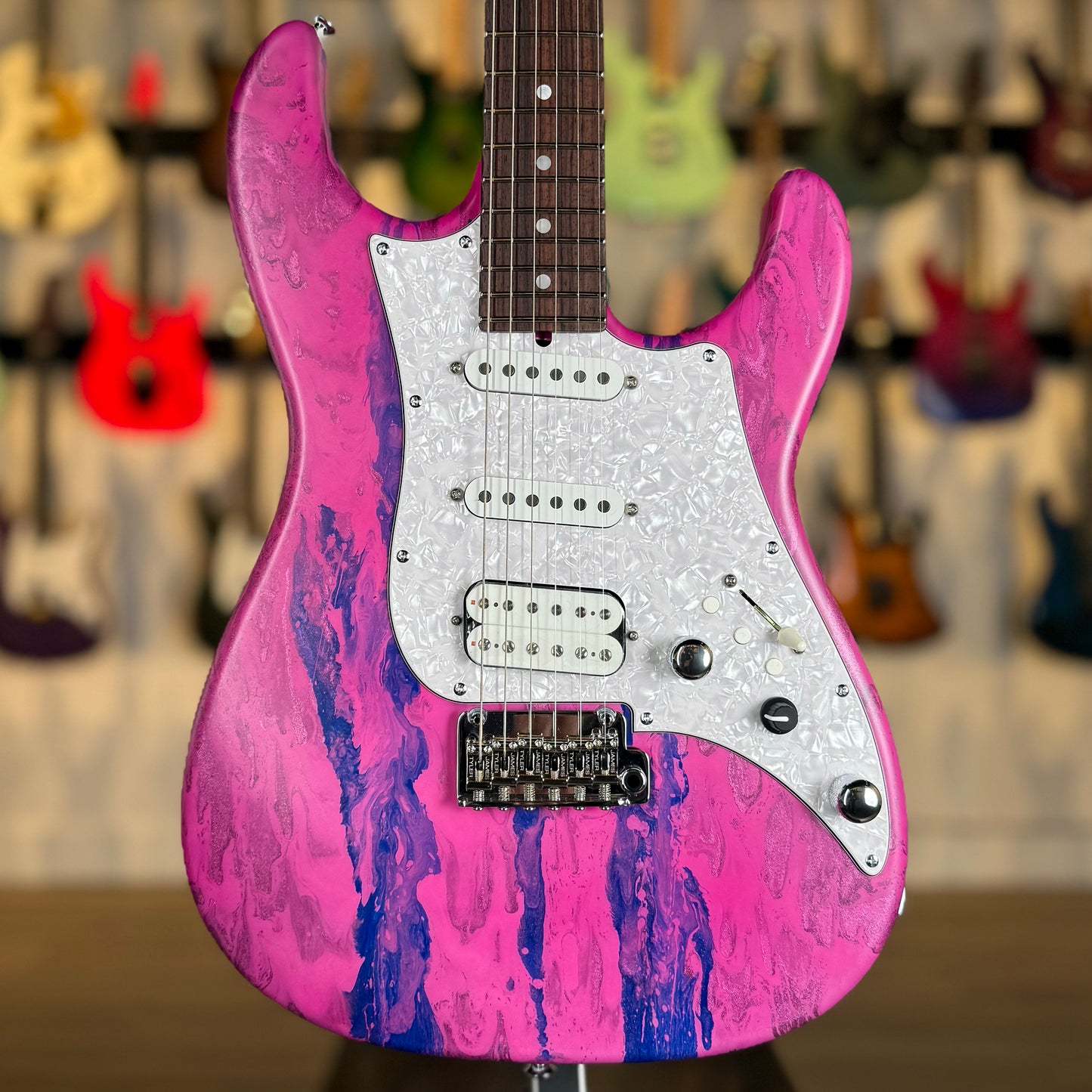 James Tyler Guitars Studio Elite HDX | Trans Fuchsia Over Antarctic Smear