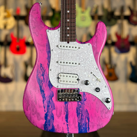 James Tyler Guitars Studio Elite HDX | Trans Fuchsia Over Antarctic Smear