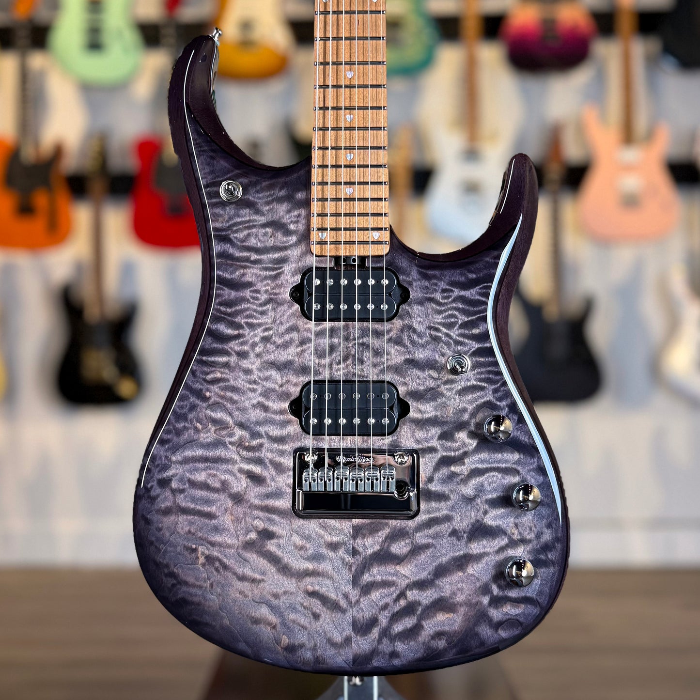 Ernie Ball Music Man JP15 | Custom Blackberry Quilt - 1 of 1