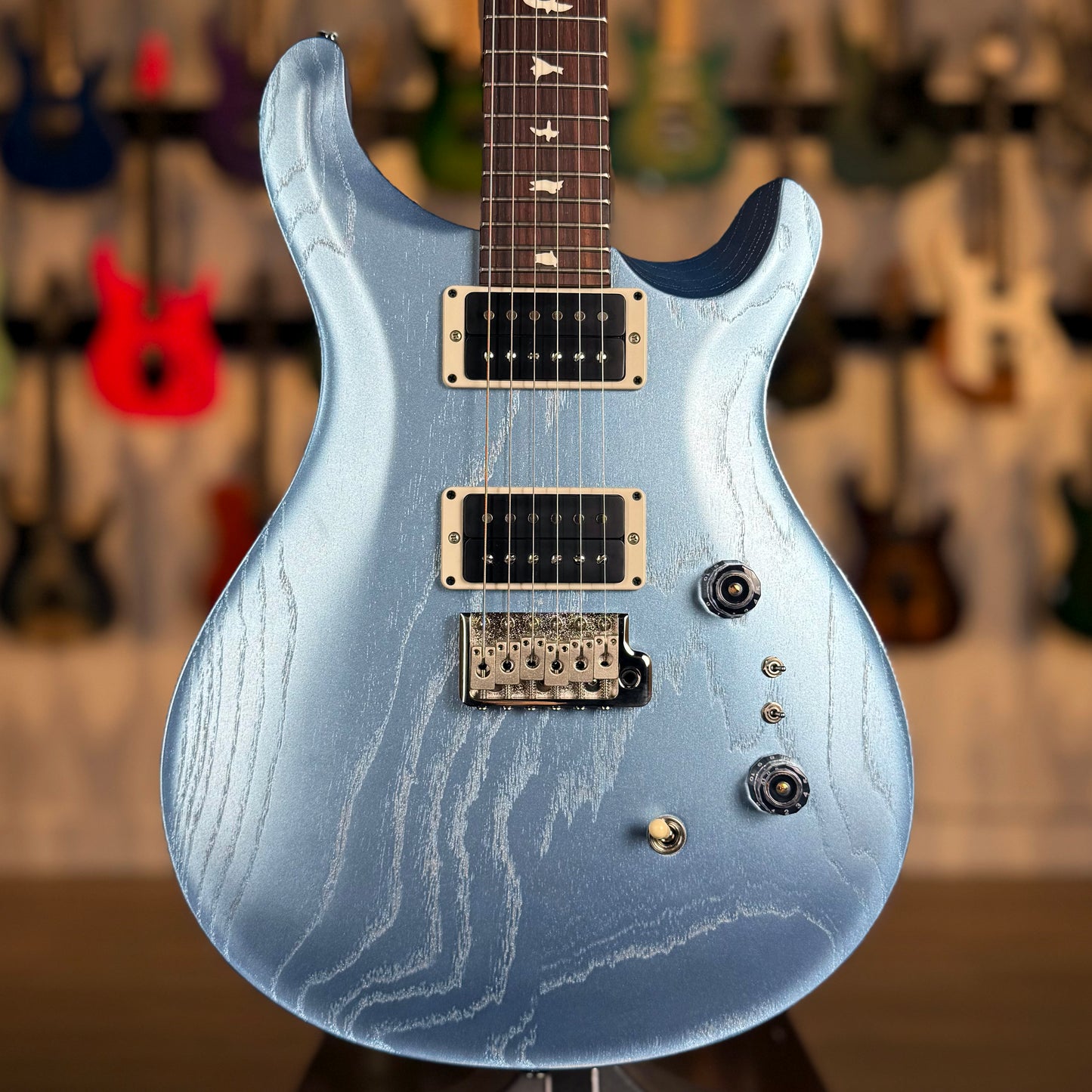 PRS CE 24-08 Swamp Ash Limited Edition | Frost Blue Metallic