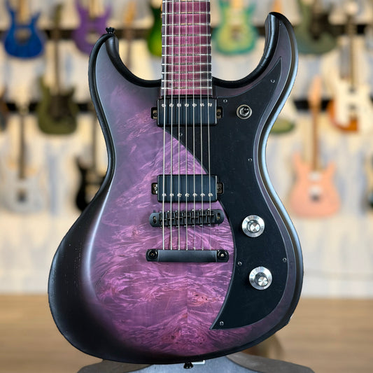 Dunable Gnarwhal 7 String USA Custom Shop | Trans Purple Burst