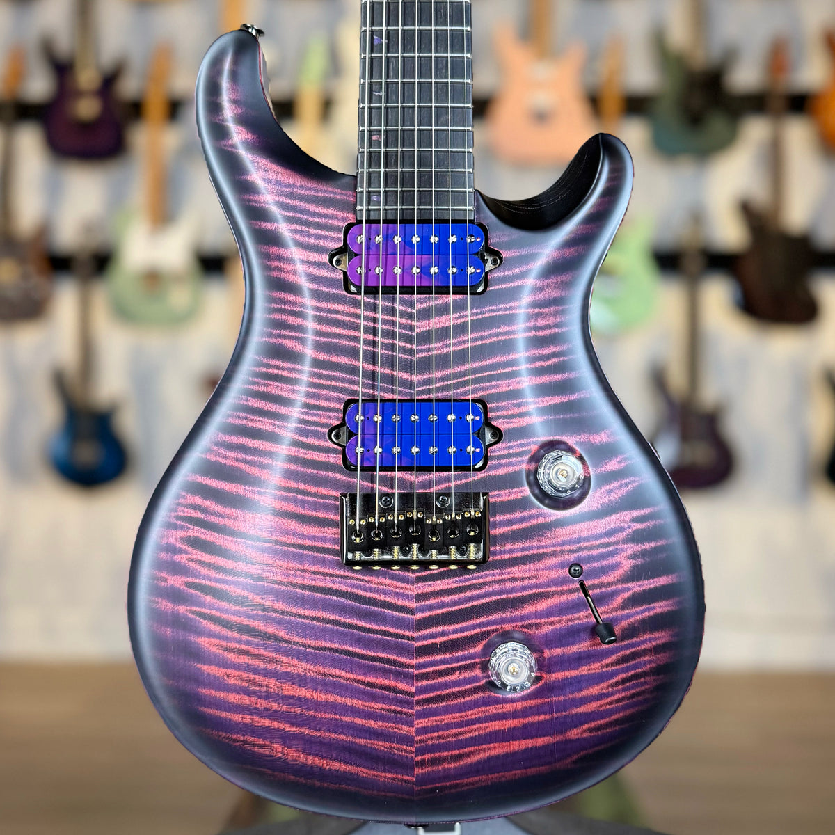 PRS Private Stock Custom 24 7 String | Ultraviolet Smokeburst