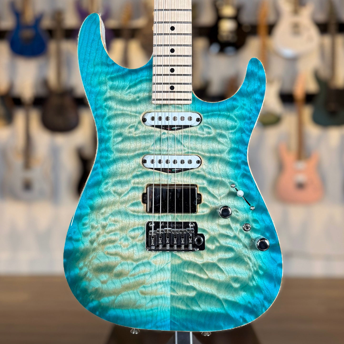 Tom Anderson Drop Top | Natural Bora Burst with Binding