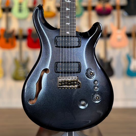 PRS Custom 24-08 Semi-Hollow Sprayer's Choice | Dark Silver Sparkle Smokeburst