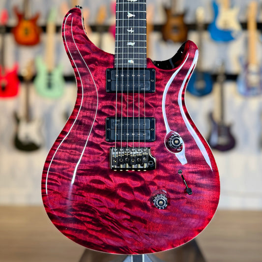 PRS Custom 24 Artist Top Sprayer's Choice | Raspberry (One-Piece Quilt Top)