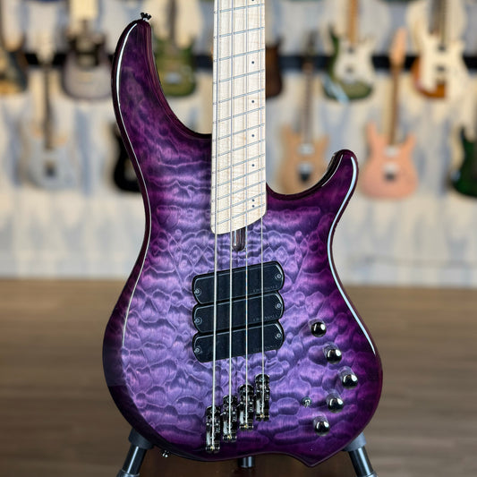 Dingwall Guitars Combustion C3 4 String | Ultravioletburst Quilt