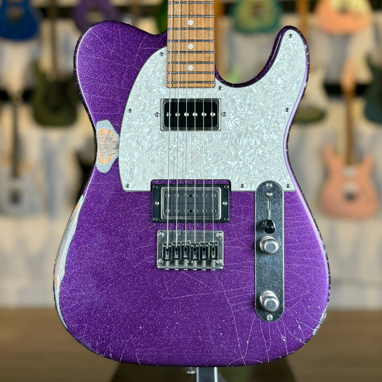 Tom Anderson T Classic | Big Sparkle Purple In-Distress Level 2