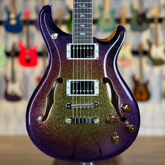 PRS McCarty 594 Hollowbody II Sprayer's Choice | Purple Gold Sunset Burst Sparkle