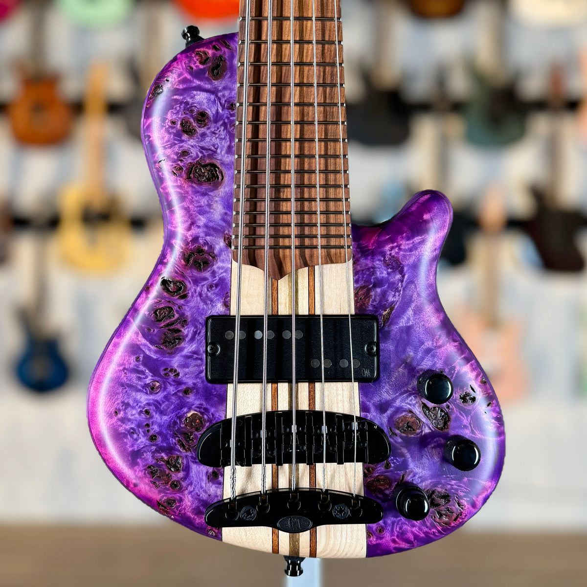 Mayones Cali 5 | Master Grade Magenta Burst Custom Color