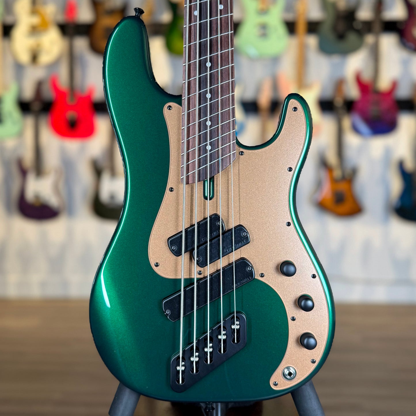 Dingwall Guitars SP1 5 String | Gloss Dark Candy Green