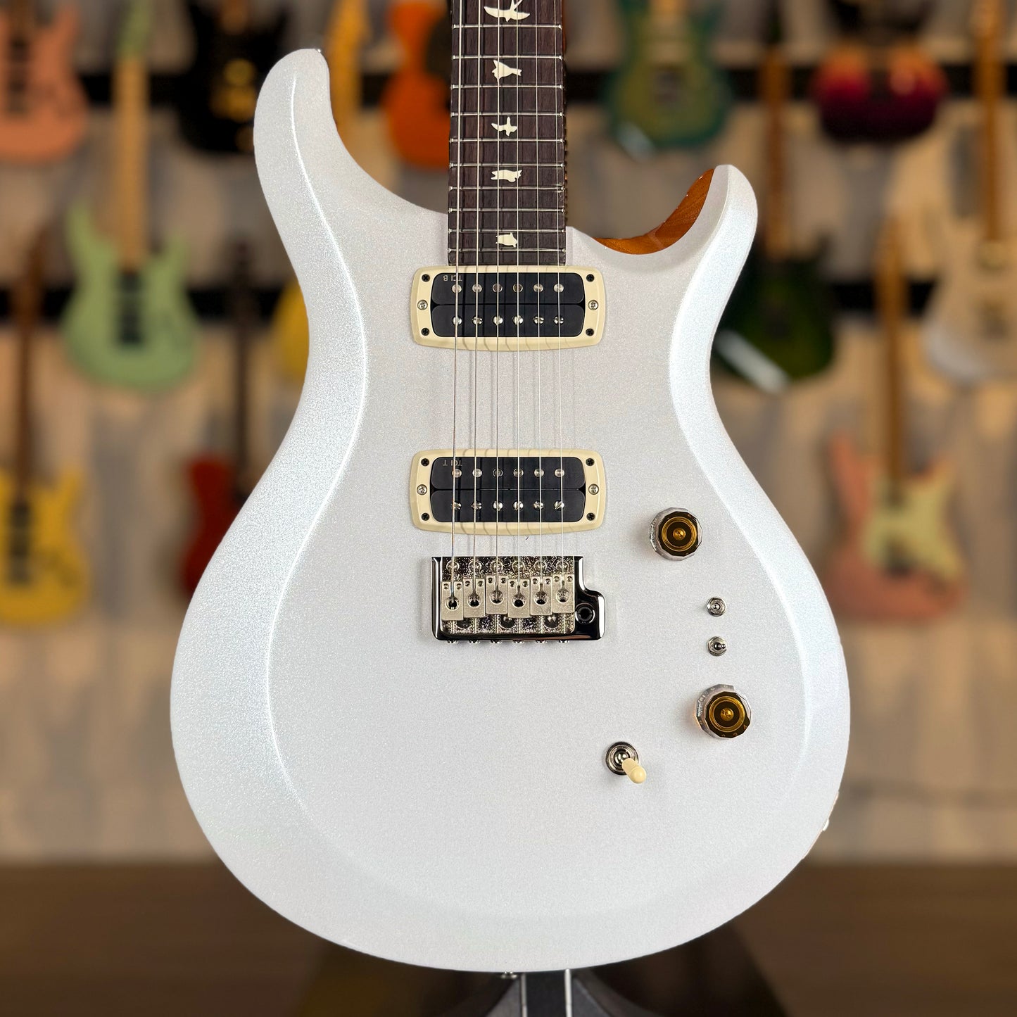 PRS S2 Custom 24-08 Sprayer's Choice | Pearl White Metallic