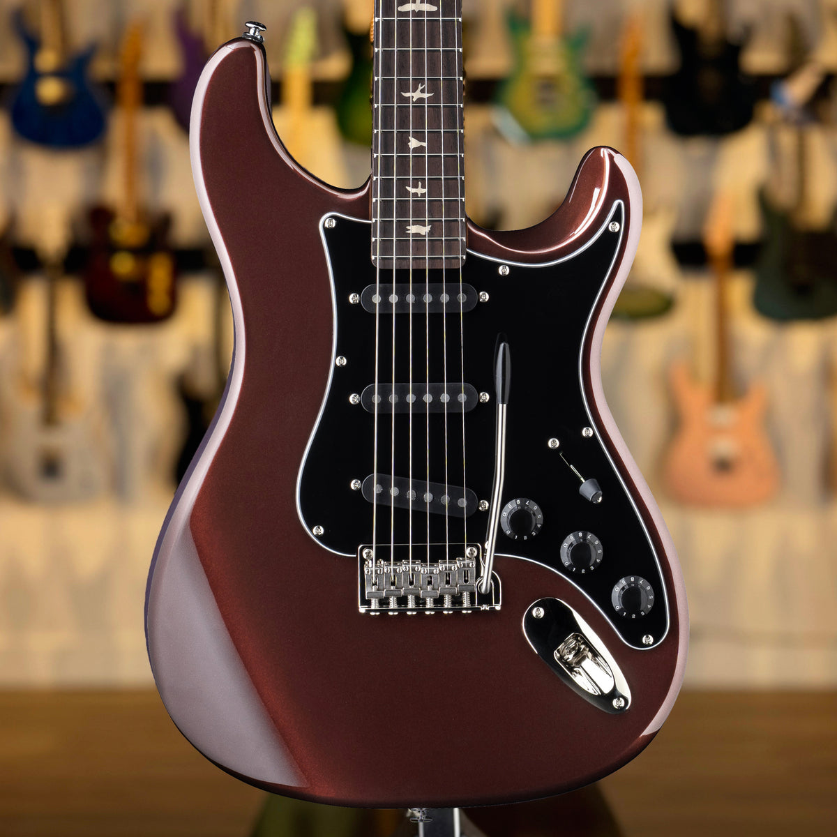 PRS SE Silver Sky Defender Limited Edition | Sedona Red