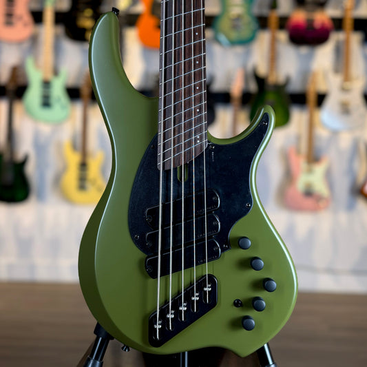 Dingwall Guitars Kyle Konkiel Signature Combustion Limited Edition 5 String | Matte Army Green
