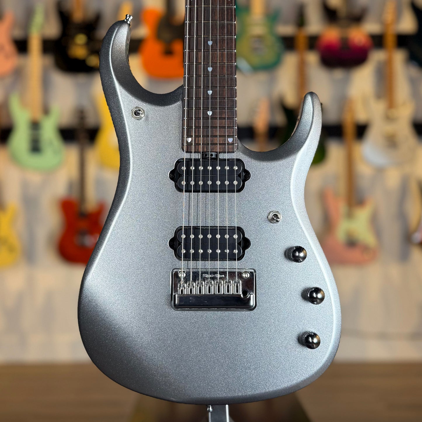 Ernie Ball Music Man JP13 7 String BFR (Ball Family Reserve) | Platinum Silver (Pre-Owned)