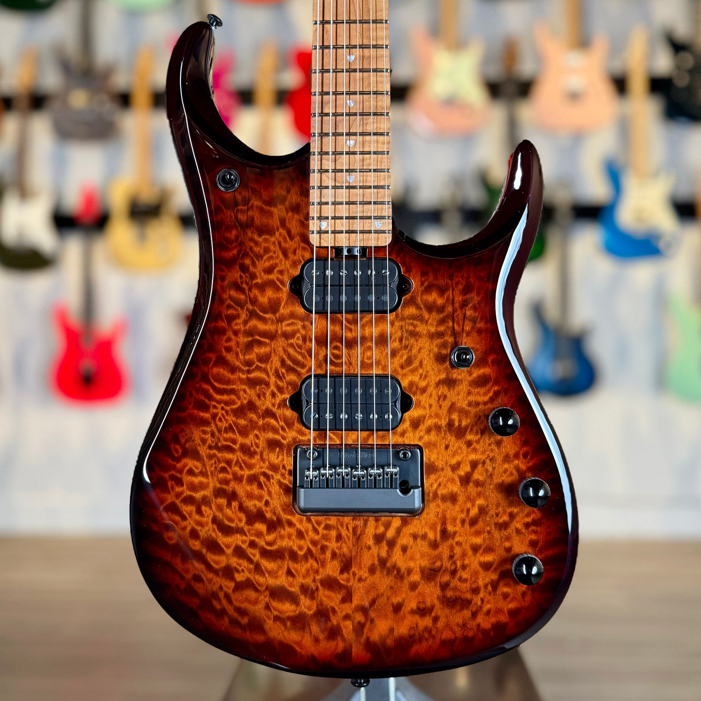 Ernie Ball Music Man JP15 | Amber Waves Quilt