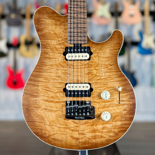 Ernie Ball Music Man Axis Super Sport | Honey Pot Flame