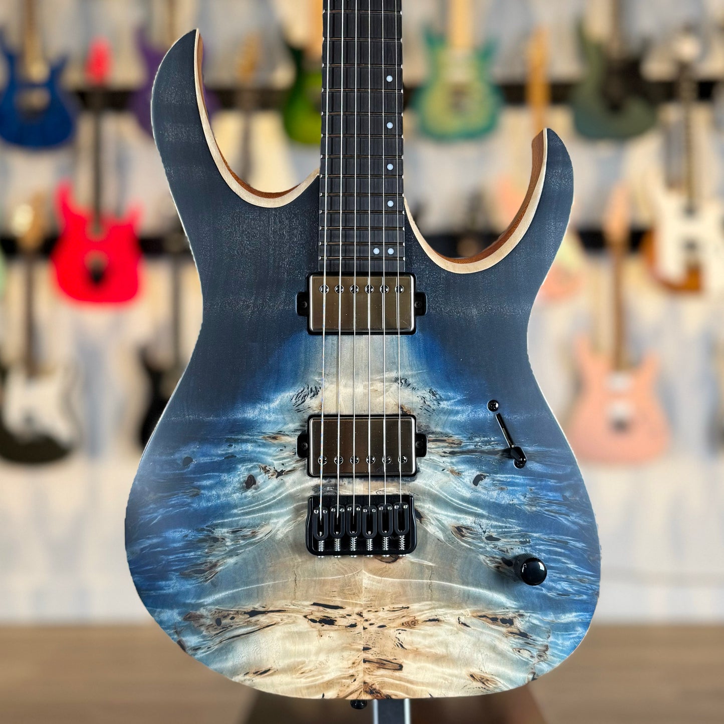 Mayones Duvell Elite 6 | Custom Color Blue Satin
