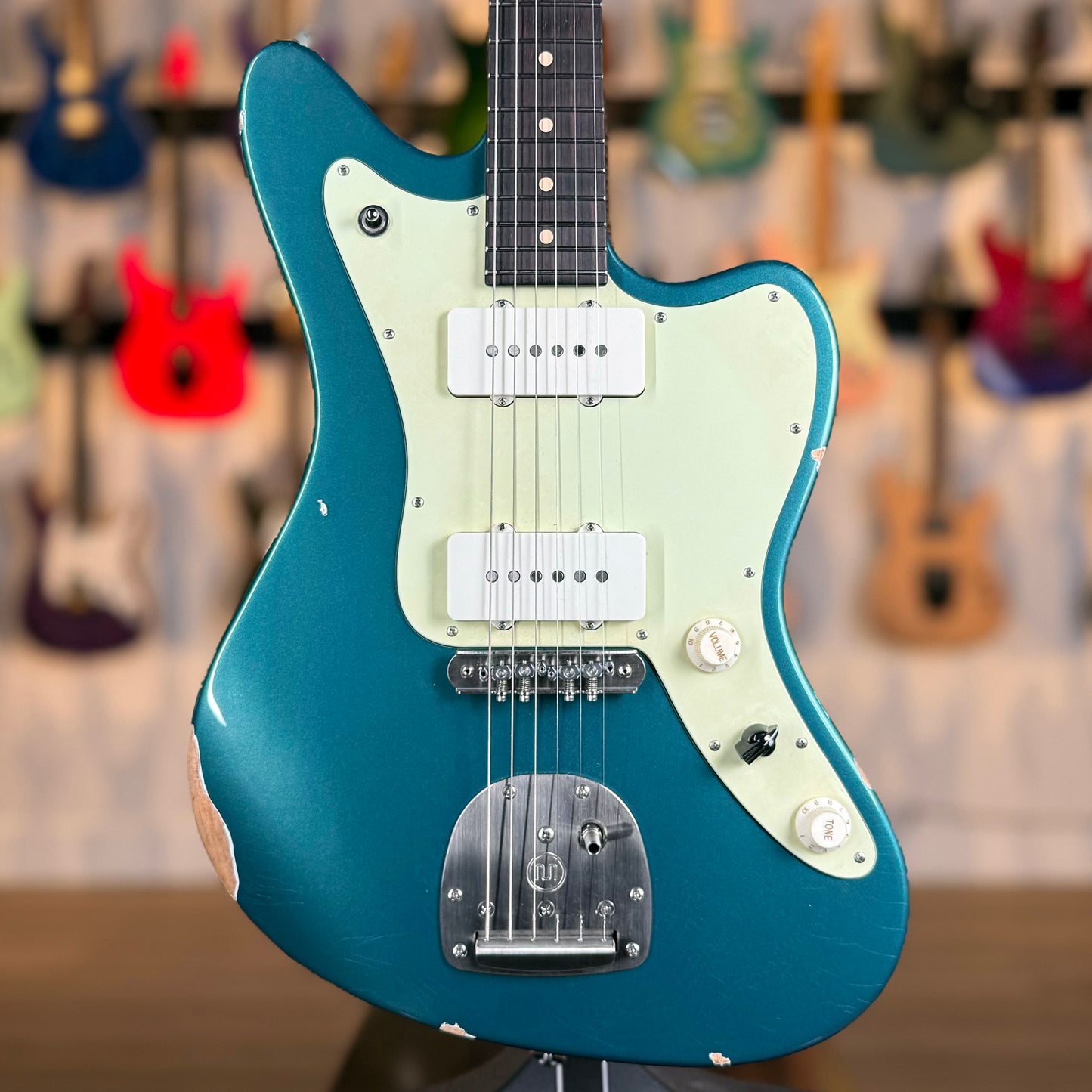 Suhr Classic JM Anqtue Funk Limited Edition | Ocean Turquoise Metallic (Pre-Owned)