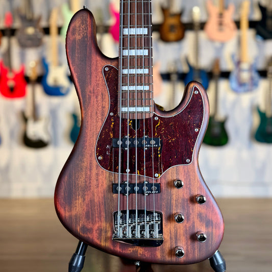Mayones Jabba Custom HF 5 Hadrien Feraud Signature | Antique Brown Satin