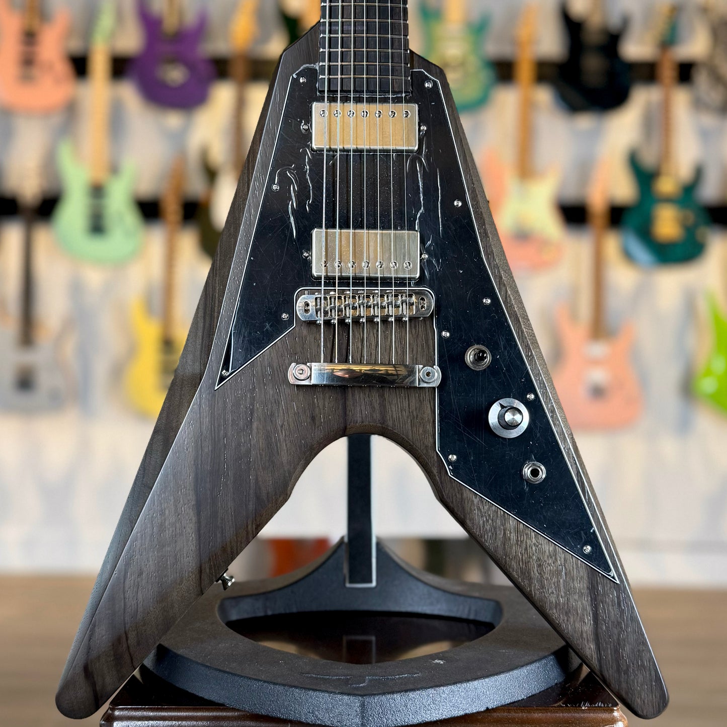 Dunable Asteroid 7 String USA Custom Shop | Trans Black/Grey