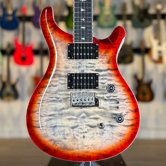 PRS SE Custom 24-08 Quilt | Charcoal Cherry Burst